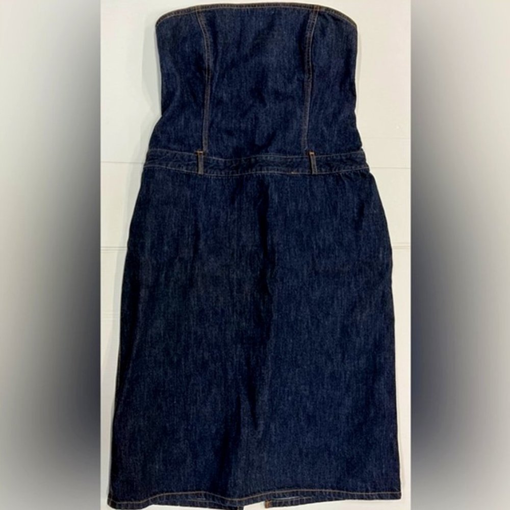 Strapless Denim  J Crew Dress